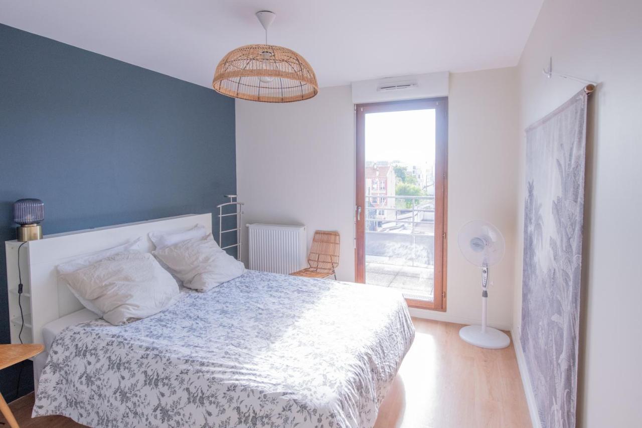 Appartamento Machouart Le Duplex -Parking Gratuit Equipee Commodites- Aubervilliers Esterno foto